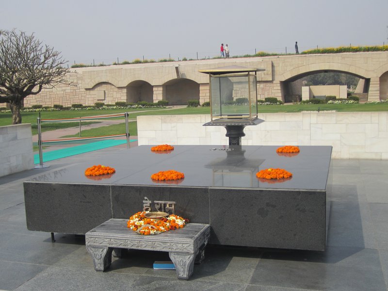 Cremation site of Gandhi