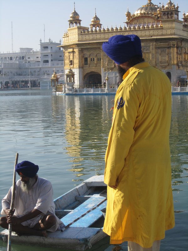 The lake at the Golden Temple
