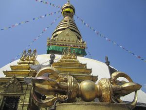 The Swayambunath Stupa