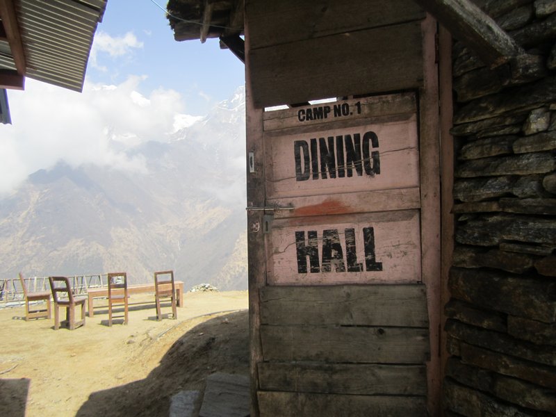 The dining hall at Kopra