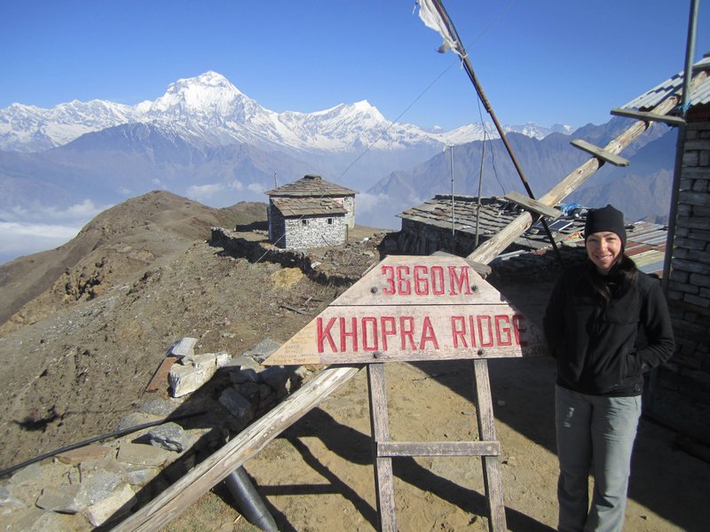 Kopra Ridge-Dhauligiri in background