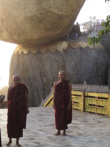 Monks at the Golden Rock