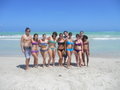 All of us on the beautiful beach!