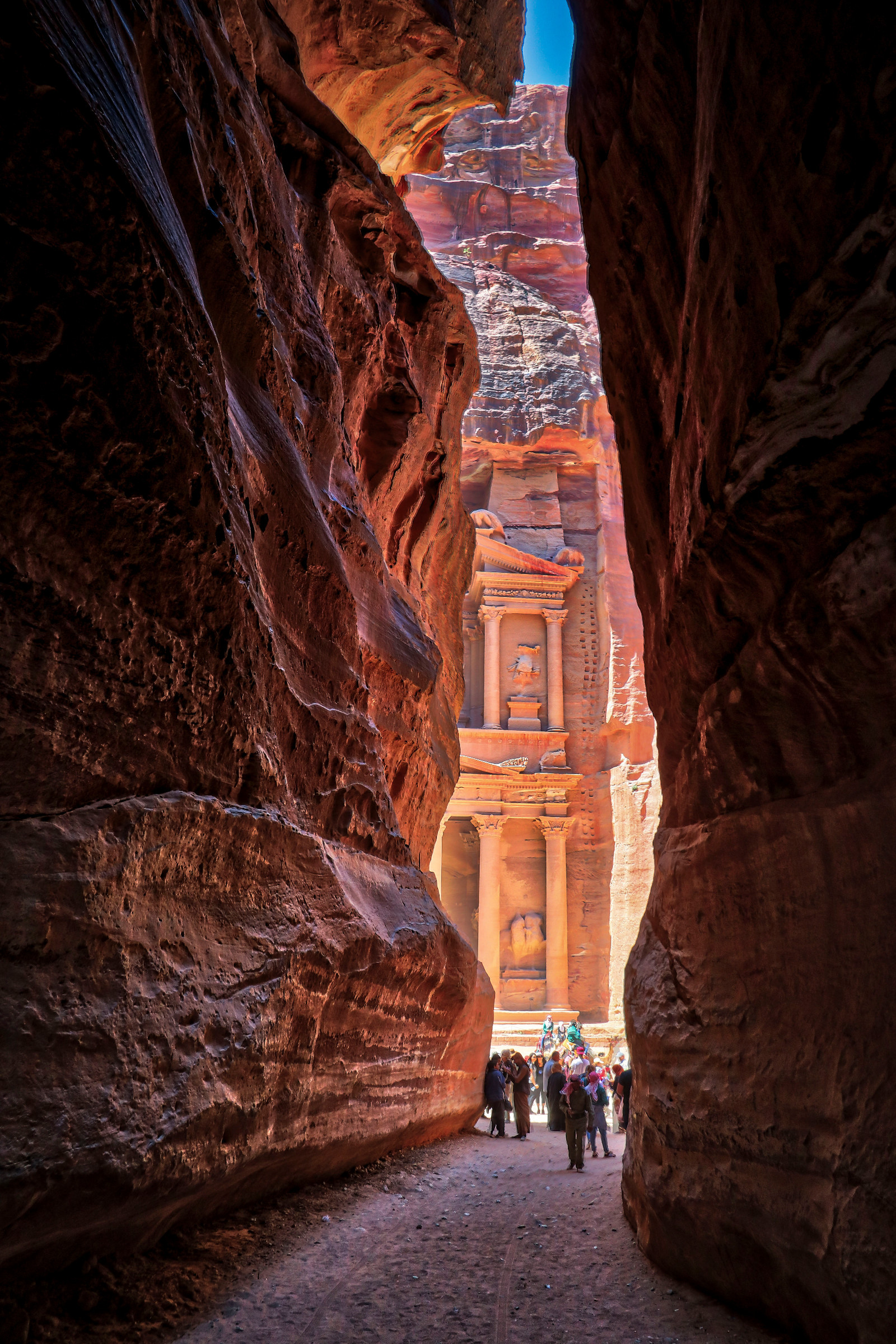 Petra - The Treasury from the Siq | Photo