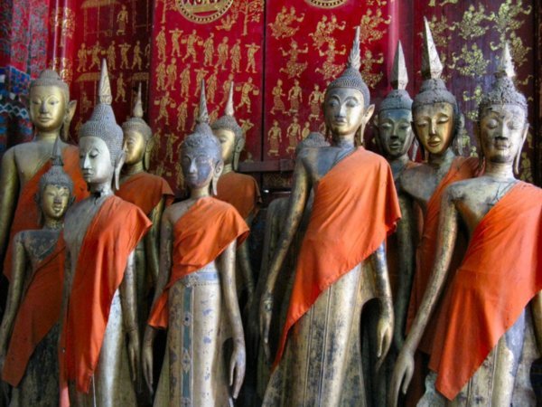 Stacked Buddhas - Luang Prabang.
