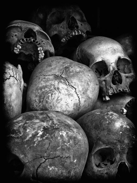 Victims Skulls - Choeung Ek (Killing Fields)