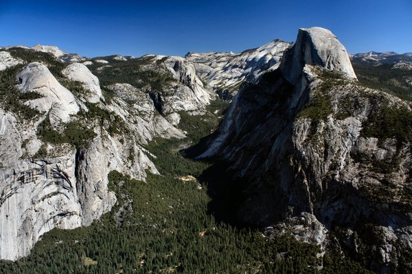 The View of Half Dome from Glacier Point