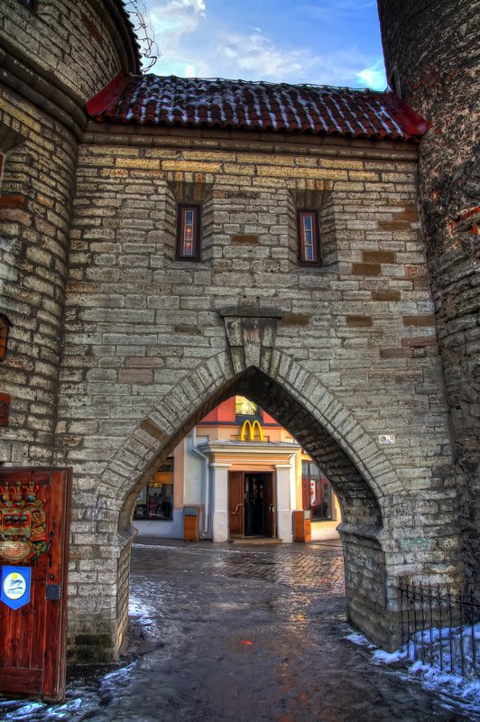 Medieval arches... Golden Arches 