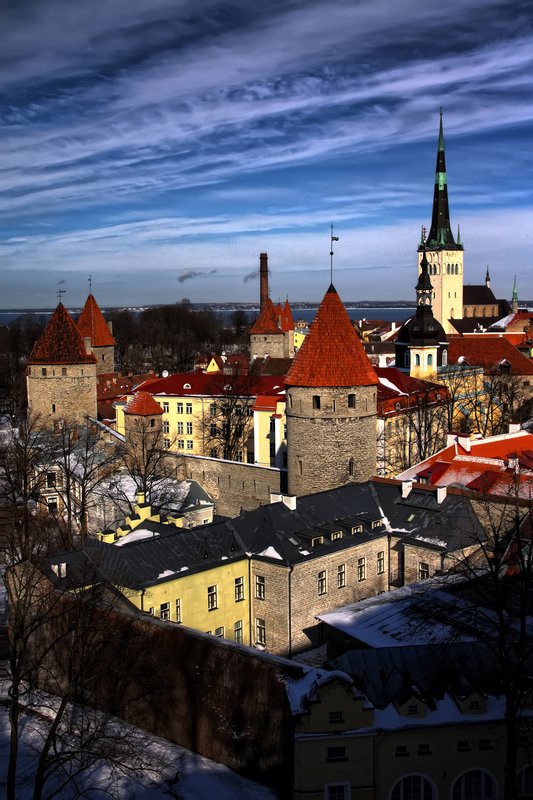 Tallinn Old Town from Toompea