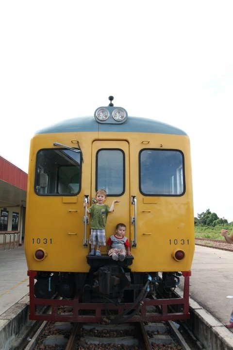 The only train in Laos
