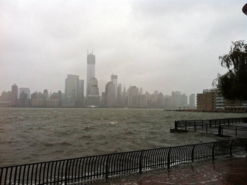 Manhattan being battered by Sandy