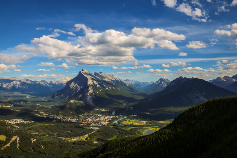 Banff Town from Mt. Norquay