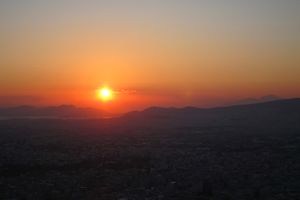 Sunset from Lycabettus hill