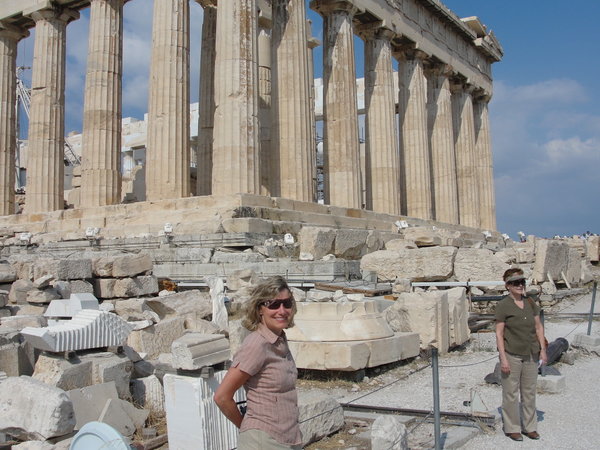 Jill at the Acropolis