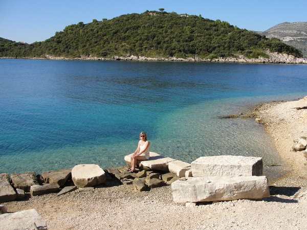 The little bay by the Castello pension