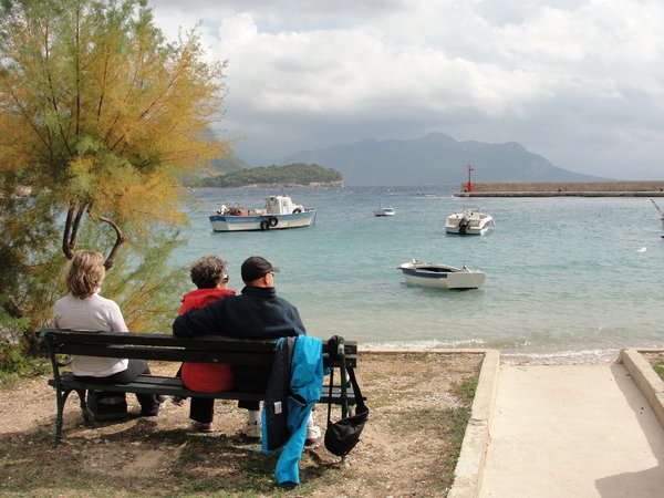 A short stop for lunch on the Peljesac Peninsula