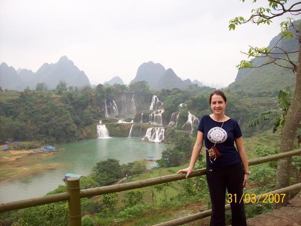 Detian Falls - That's Vietnam over there