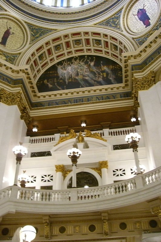 Pennsylvania Capitol rotunda mural