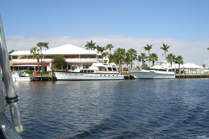 I'll just moore my yacht at my multi-million $ home