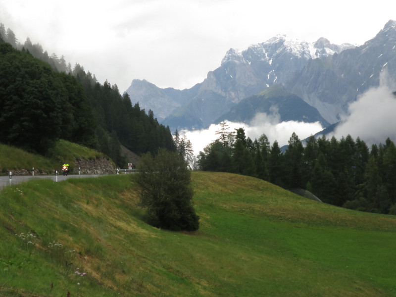 Moving into more gentle scenery as we get close to the Austrian Tyrol