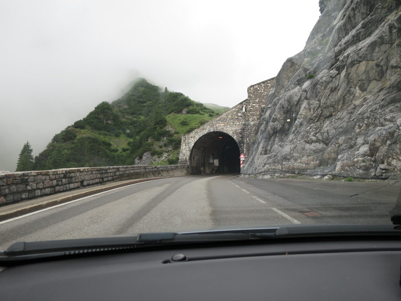just one of the numerous tunnels we encounted