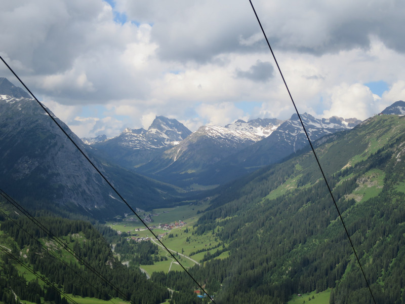 getting to the top the easy way, by cable car