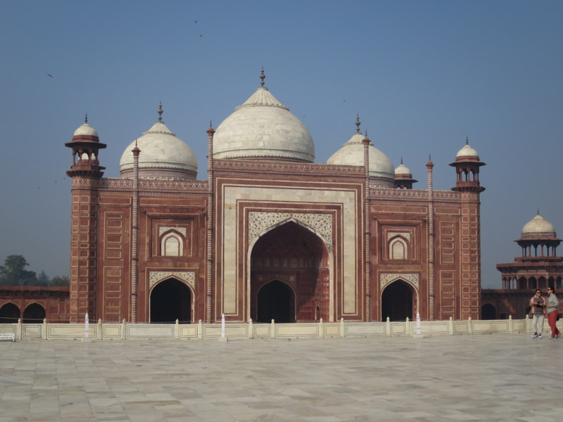 Part of the Taj Mahal