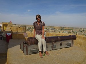 cannon on Jaisalmer fort