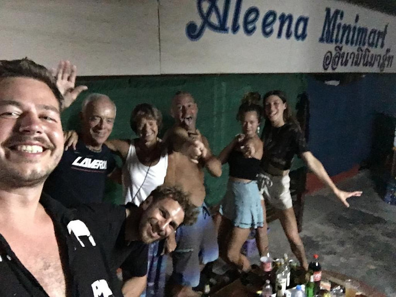 Crazy gang at Aleena Mini Mart