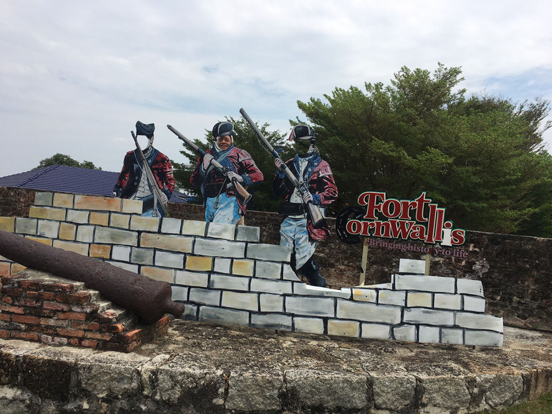 Soldiers, Cornwallis fort