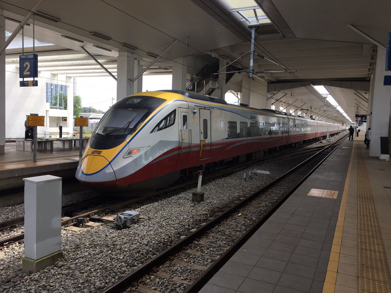 The fast train from Butterworth to Padang Besar