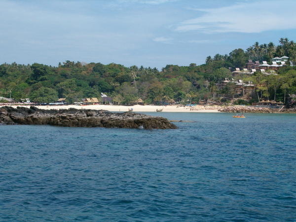 Phi Phi Hill Resort can be Seen from Shark Point