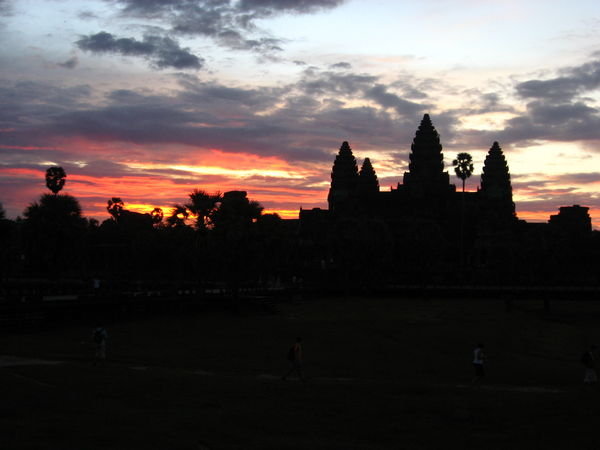 Sunrise (Next Morning) Over Angkor Wat