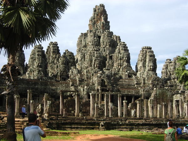 At the Centre of the City of Angkor Thom is the State Temple of Bayon