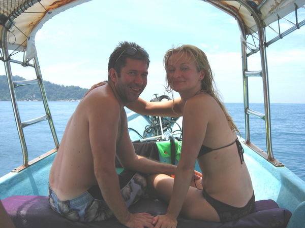 Fearghal and Misa Who we Met on  the Snorkel Trip