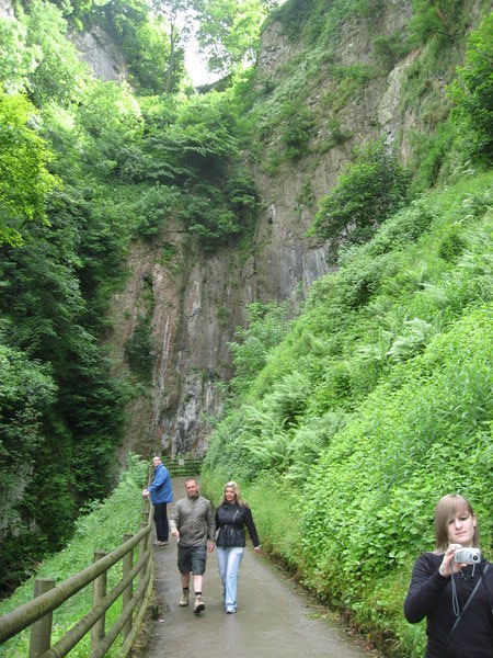 Walking to the Entrance to Peak Cavern