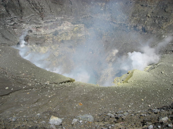 Looking into the Crater