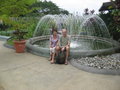 Fountains in the Orchid Garden