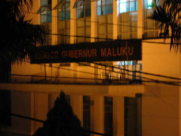 The Government Building across from our guesthouse