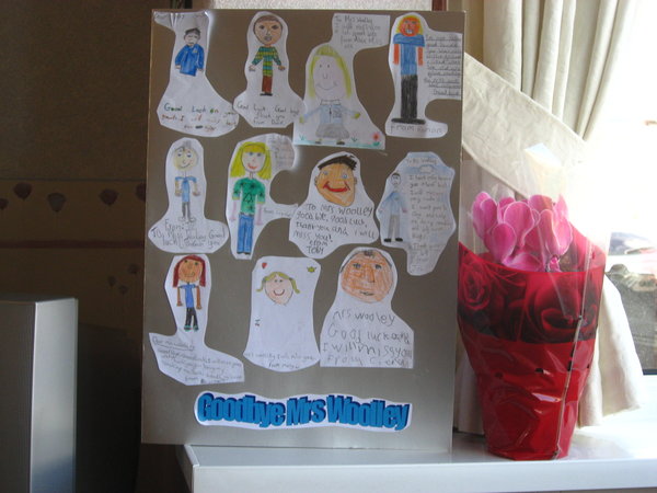 Huge card from the children of class 4R