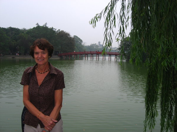 Bridge over the lake, Hanoi