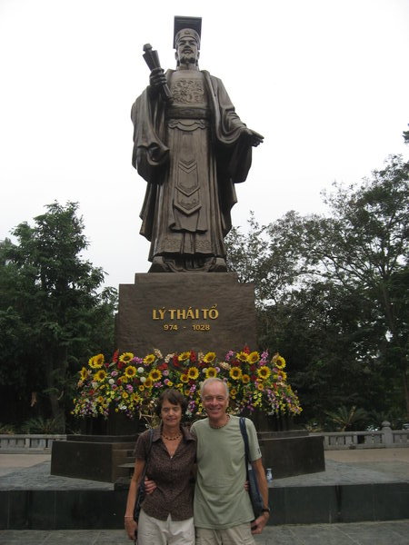 Statue near the lake Hanoi