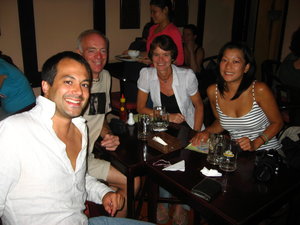Dining out in Hanoi with Matt and Phan