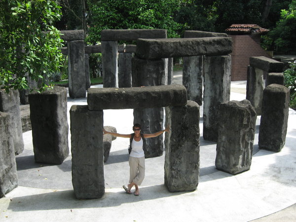 Mini Stonehenge at the Botanical Gardens