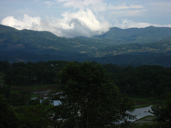 Rantepao from the hillside