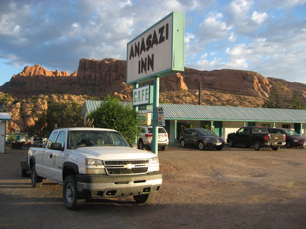 The motel owned by the Native Indians