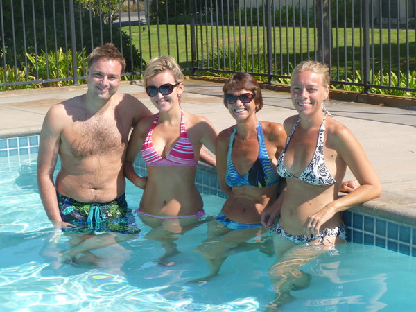 Fun in the condo pool