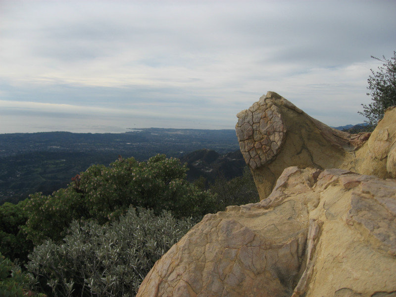 The summit of Montecito Peak