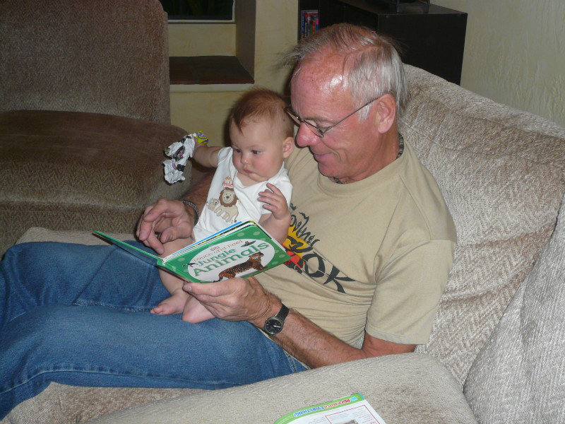 Bedtime story with Grandpa