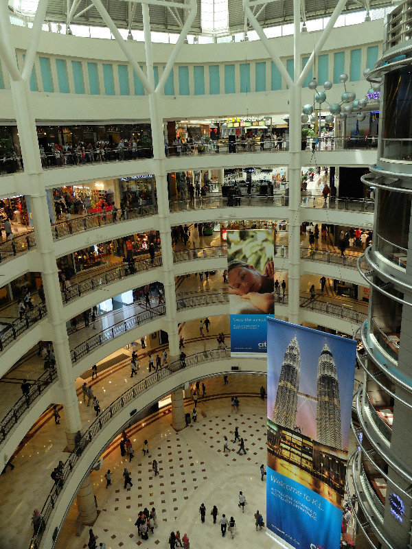 Big shopping mall inside